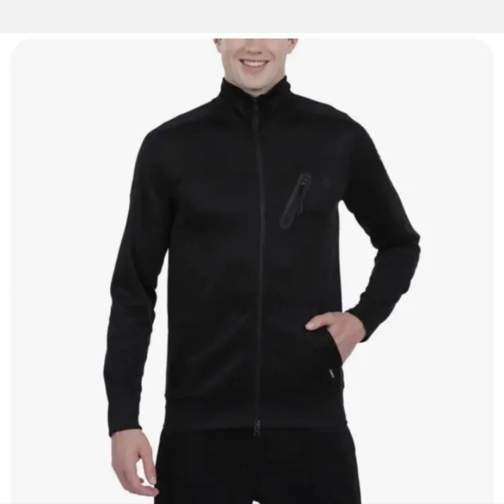 Spyder Active Men Full Zip Jacket Zippered pocket moisture wicking Brethable